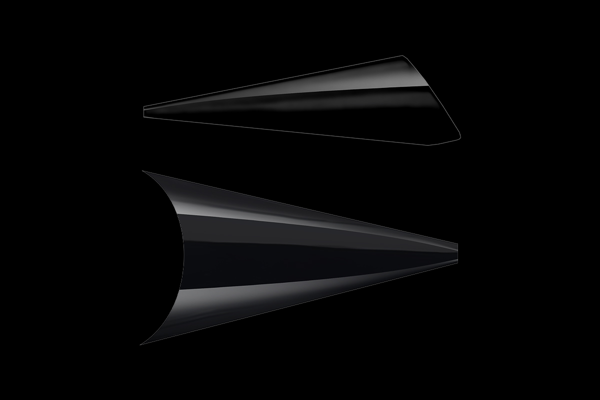 Jolifin 100er Tipbox - classic Stiletto clear