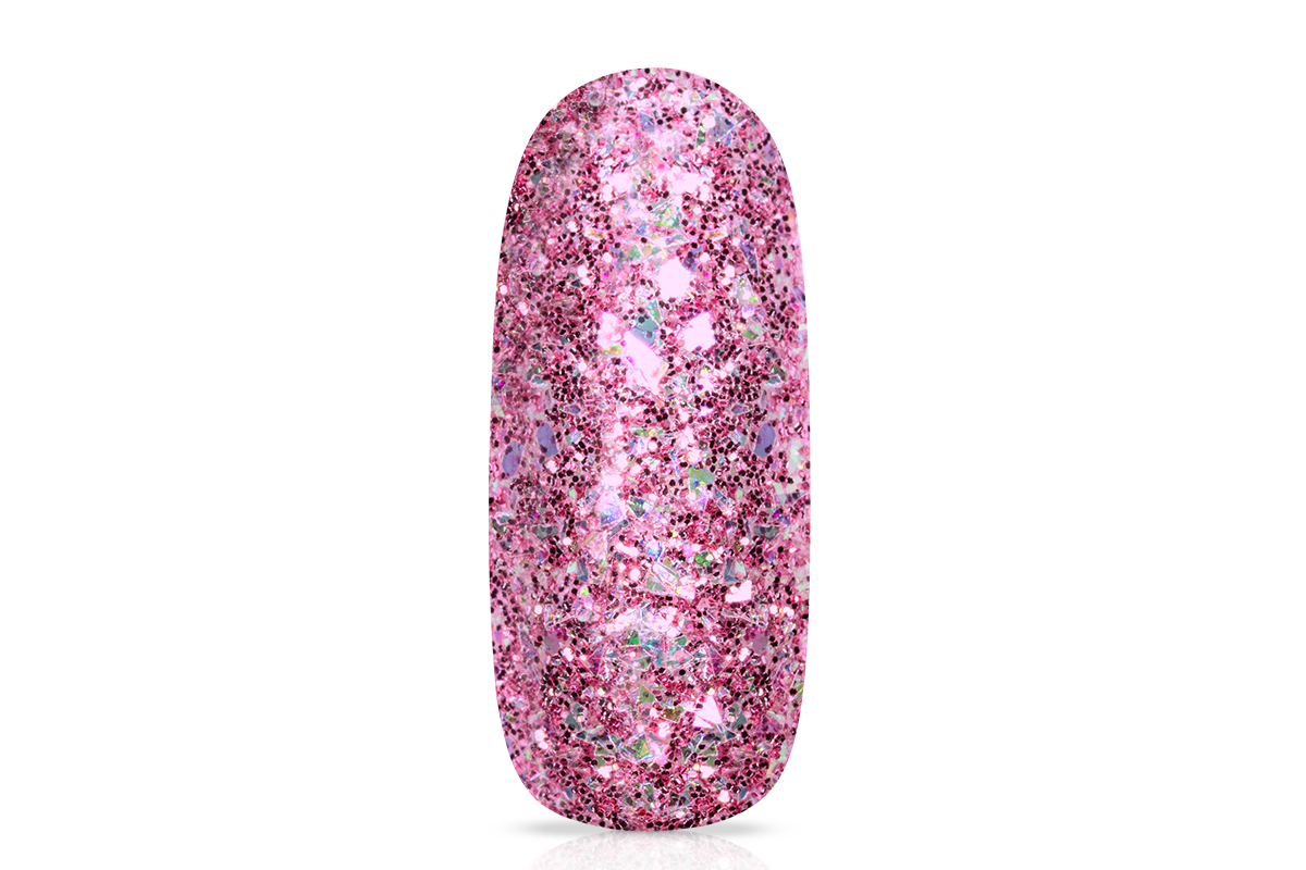 Jolifin Glittermix Flakes - pink-rosy