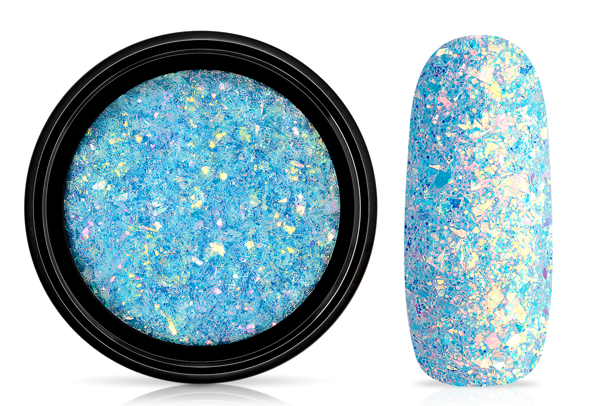 Jolifin LAVENI Mermaid Flakes Glitter - türkis