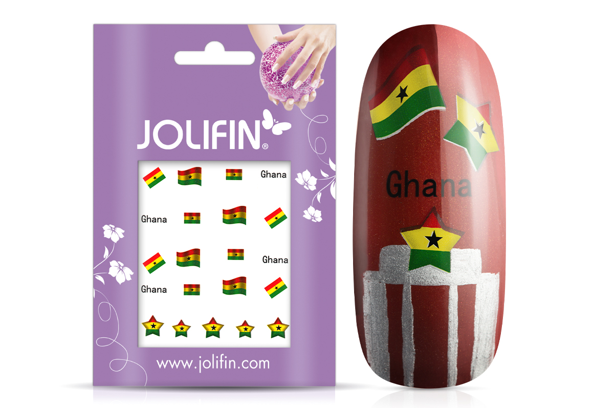 Jolifin Länder Tattoo - Ghana