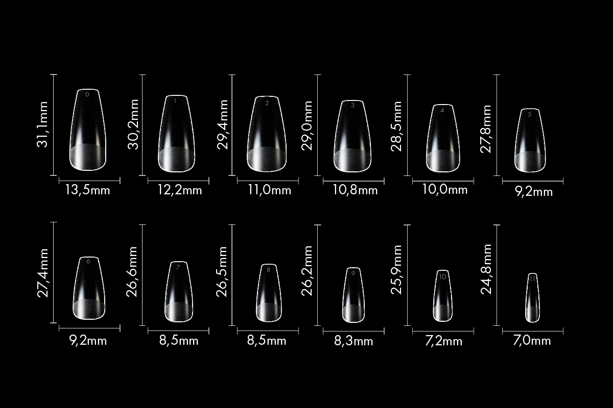 Jolifin 120er Tipbox Ballerina - clear strong