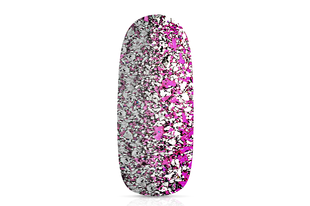 Jolifin LAVENI Mirror-Flakes - silver candy