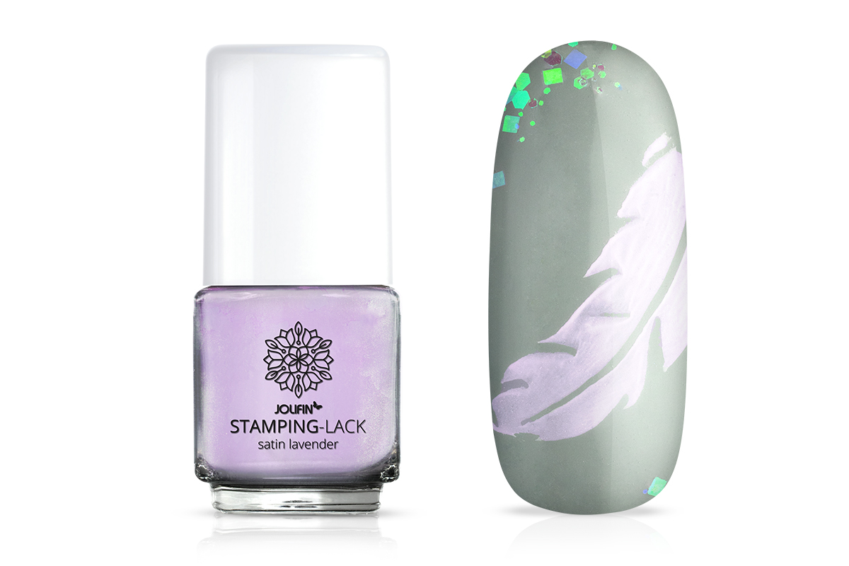 Jolifin Stamping Lacquer - satin lavender 12ml