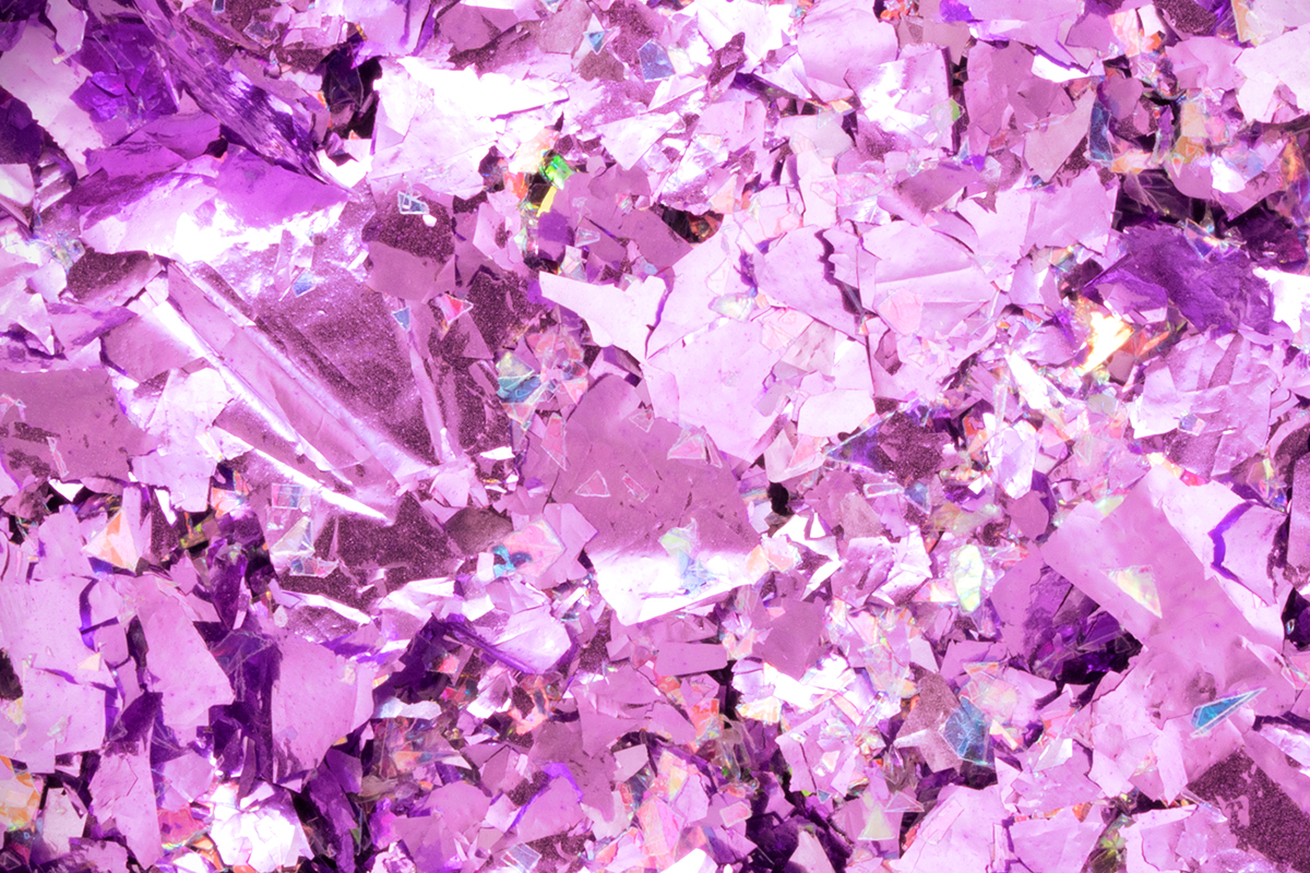 Jolifin Soft Foil Flakes - Aurora lavender