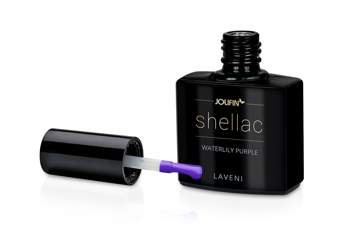 Jolifin LAVENI Shellac - waterlily purple 10ml