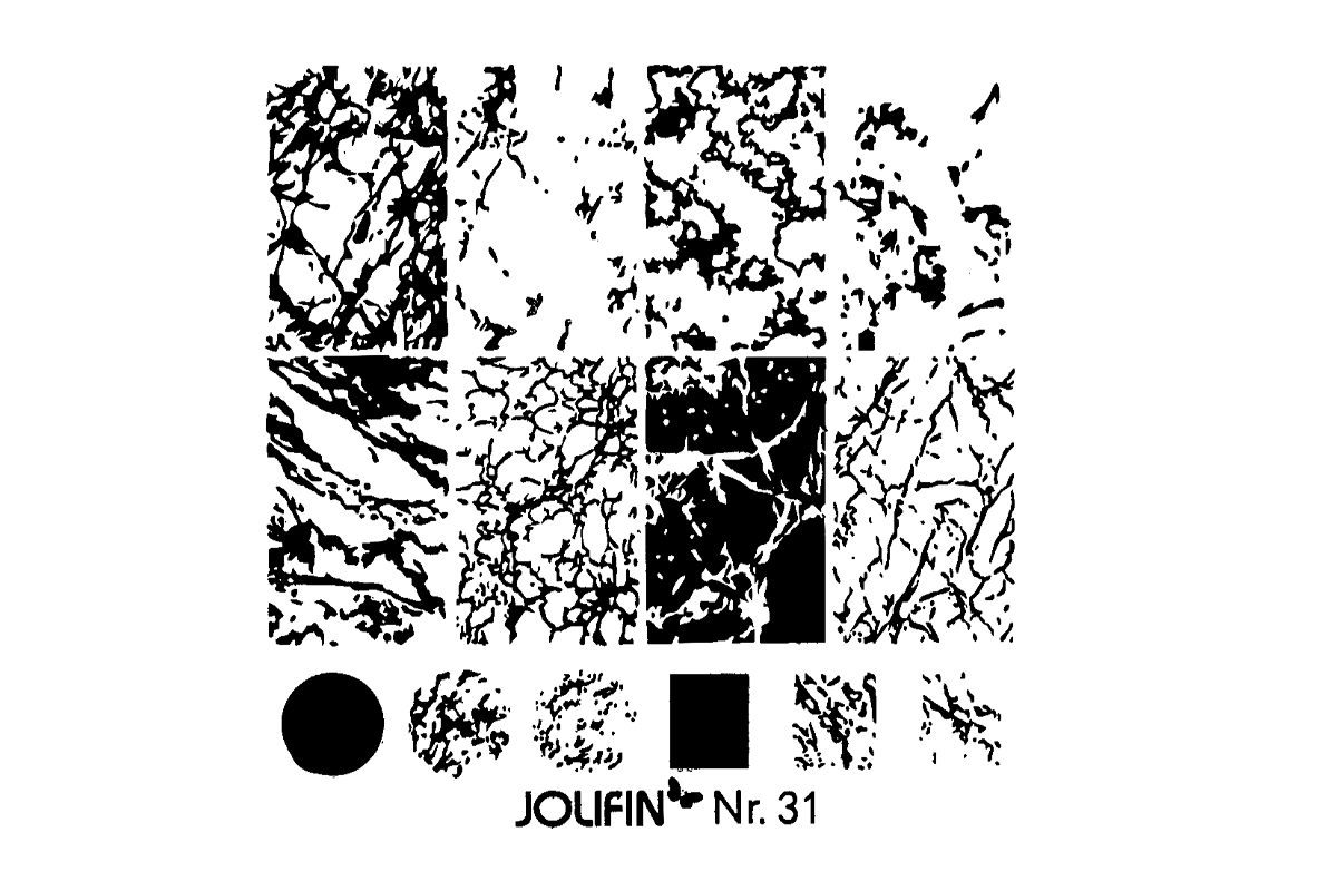 Jolifin Stamping-Schablone Nr. 31