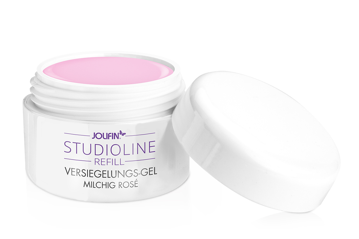 Jolifin Studioline Refill - Versiegelungs-Gel milchig rosé 30ml