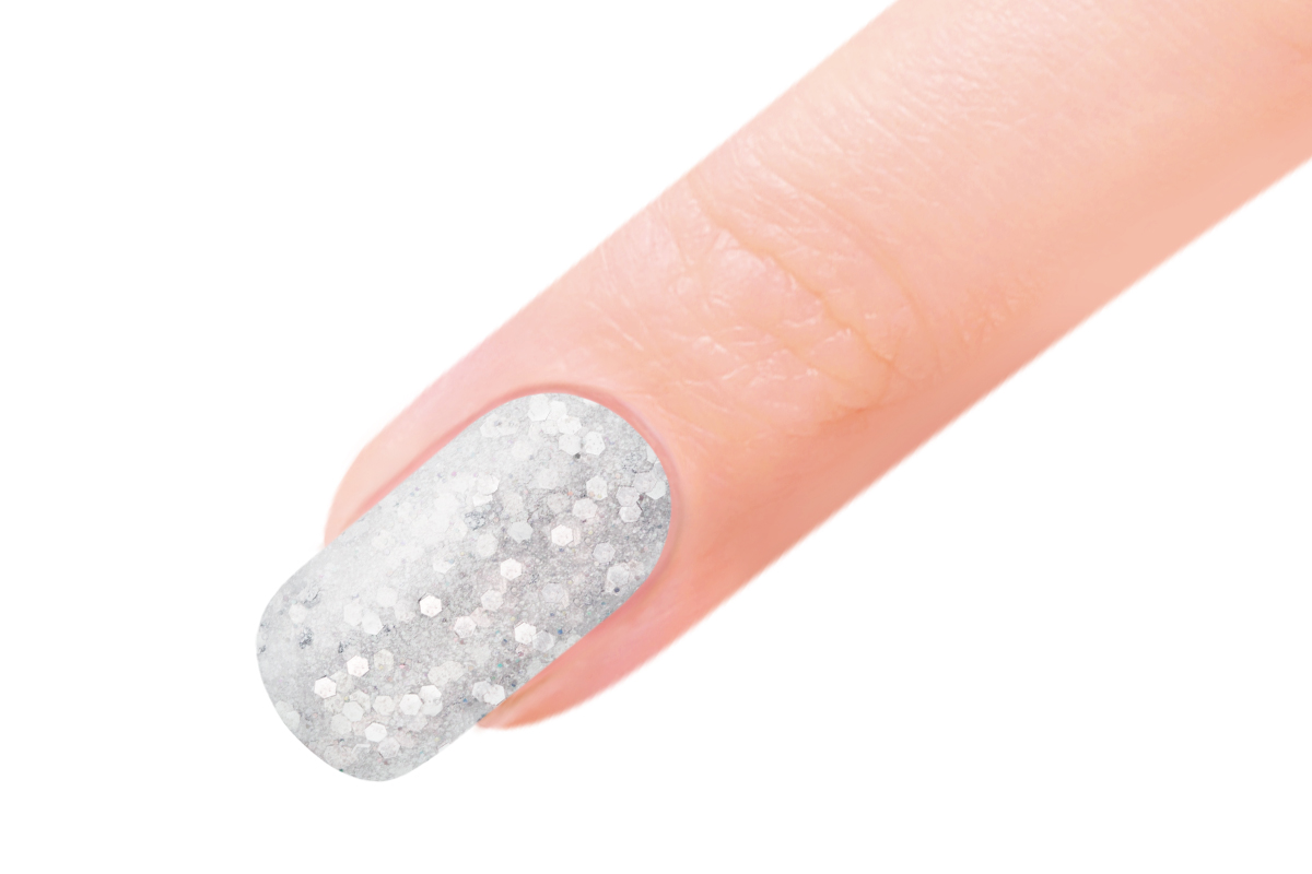 Jolifin LAVENI Farbgel - silver Glitter 5ml