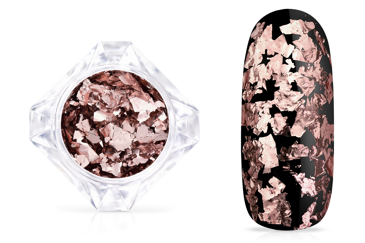 Jolifin LAVENI Mirror-Flakes - rosé-gold