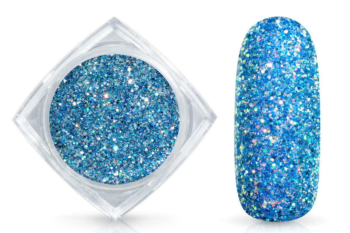 Jolifin Glitterpuder - hologramm ocean