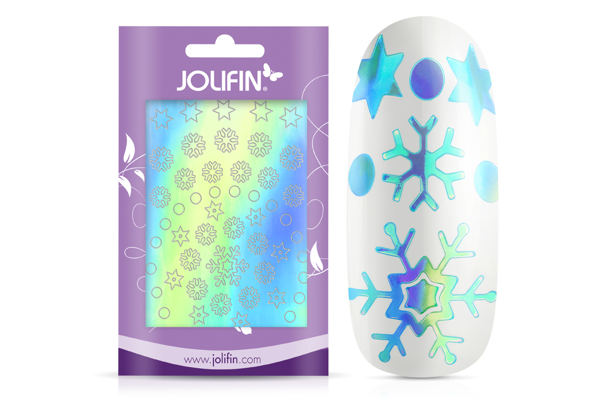 Jolifin Aurora Sticker - Snowflakes ice