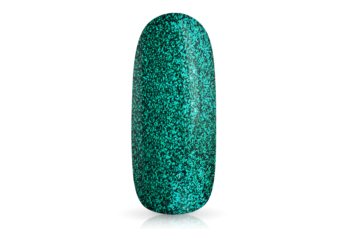 Jolifin LAVENI Farbgel - sparkle chrome smaragd 5ml