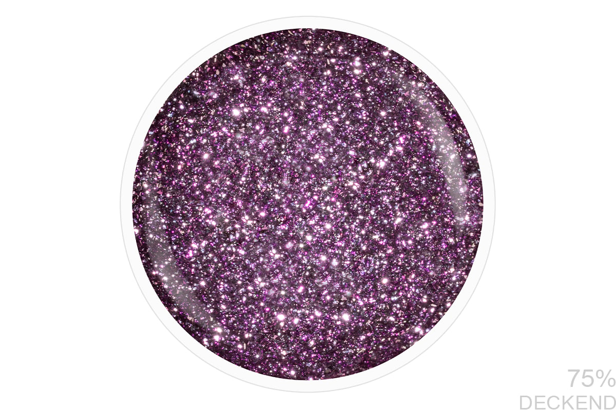 Jolifin LAVENI Shellac - sparkle chrome blackberry 10ml