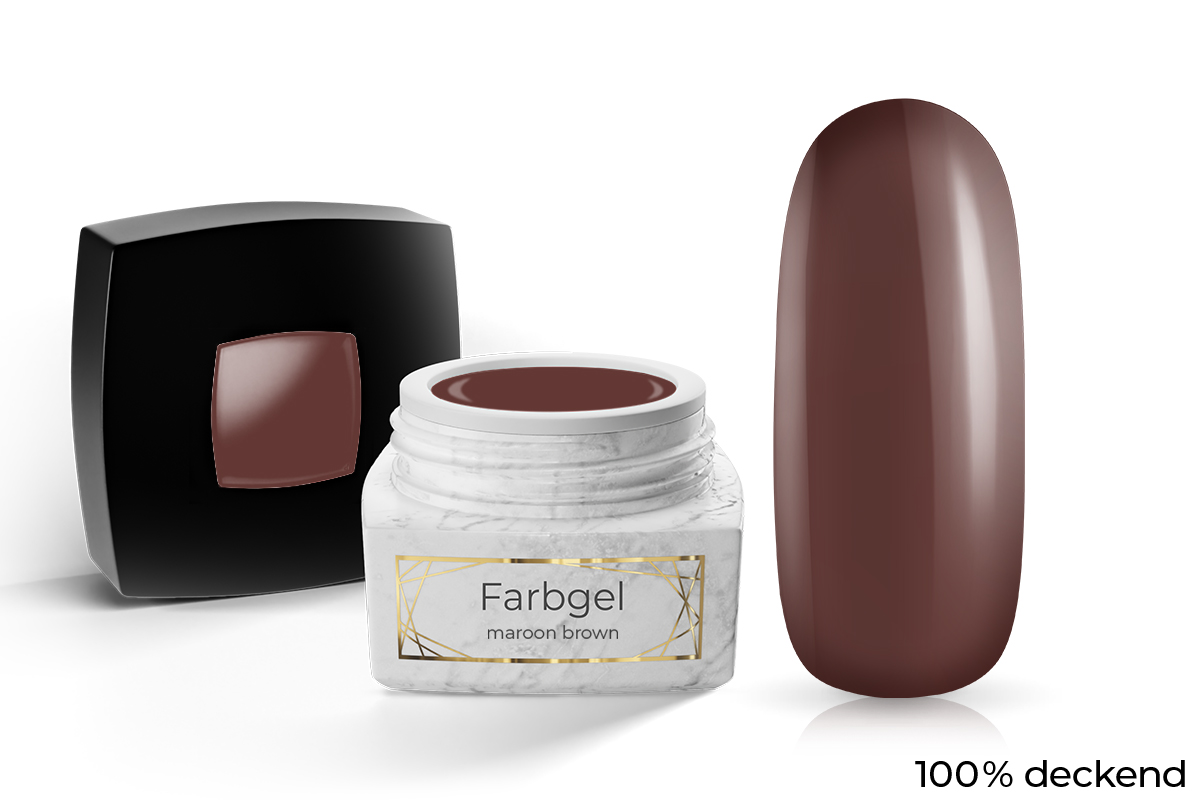 Jolifin LAVENI PRO Farbgel - maroon brown 5ml