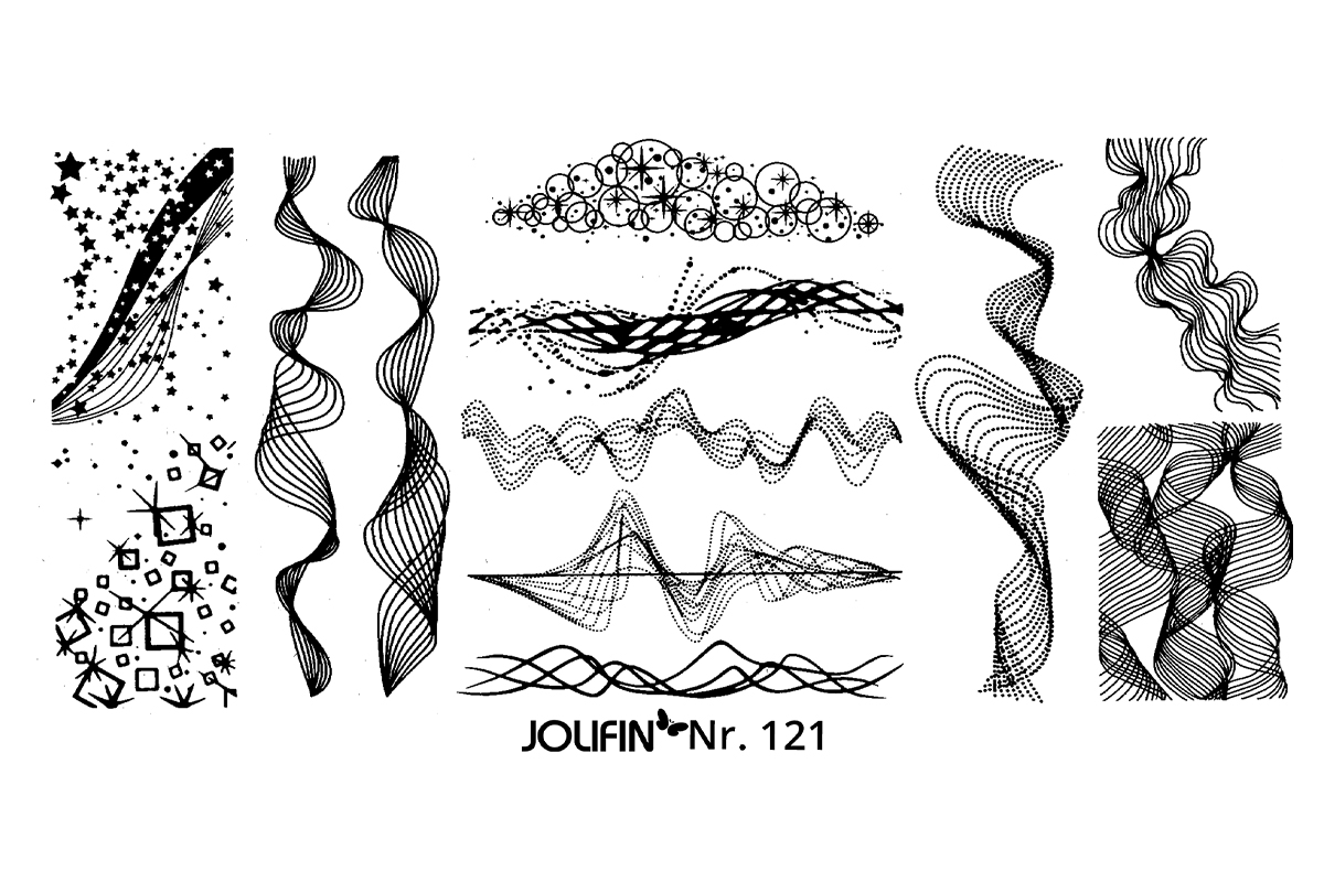 Jolifin Stamping-Schablone Nr. 121