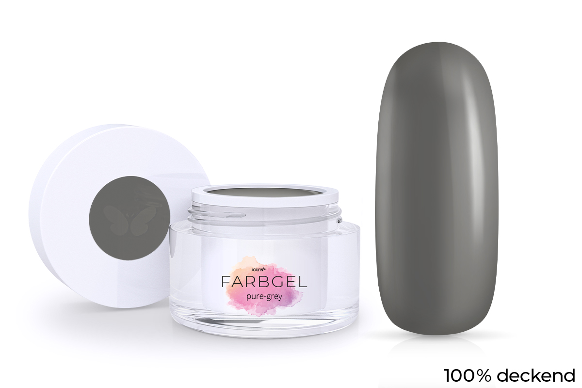 Jolifin colour gel pure-grey 5ml