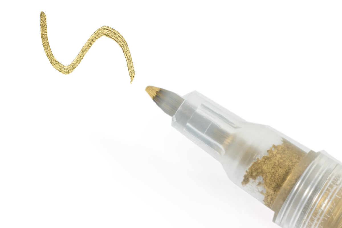 Jolifin LAVENI 3D-Nailart Pen - Chrome gold