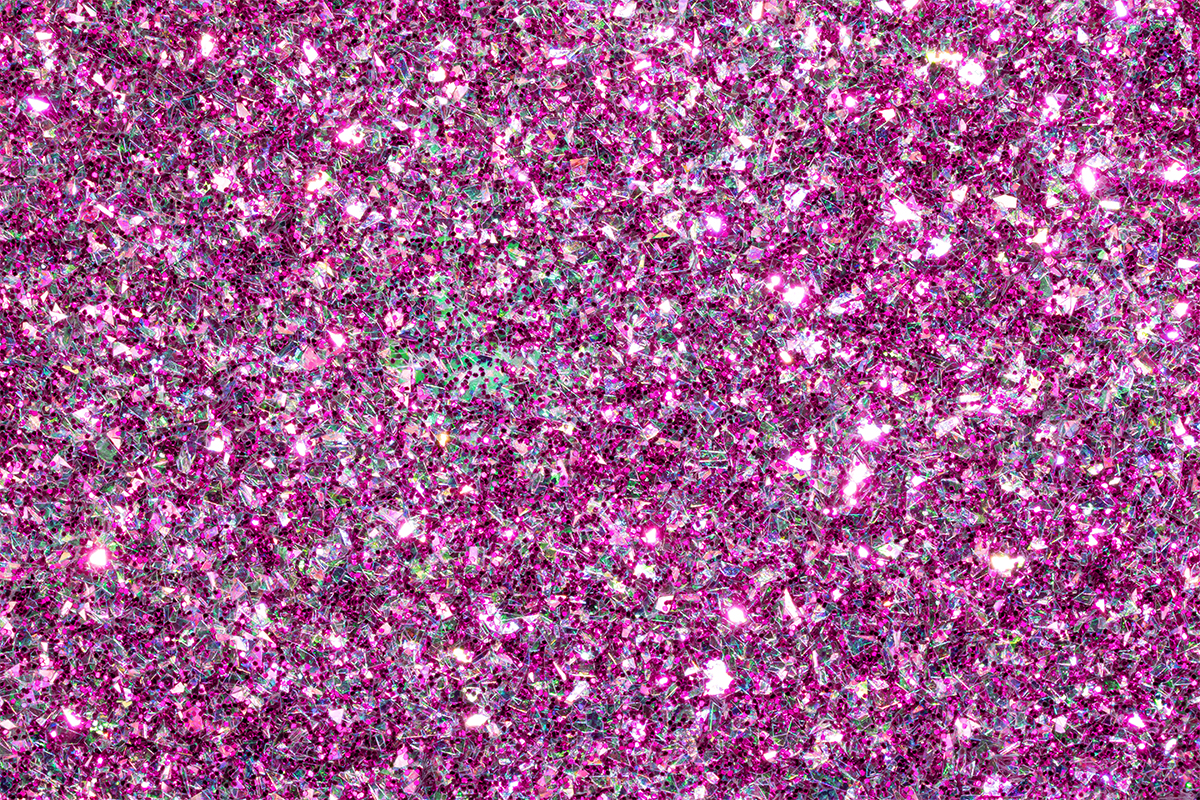 Jolifin Glittermix Flakes - berry-rosy