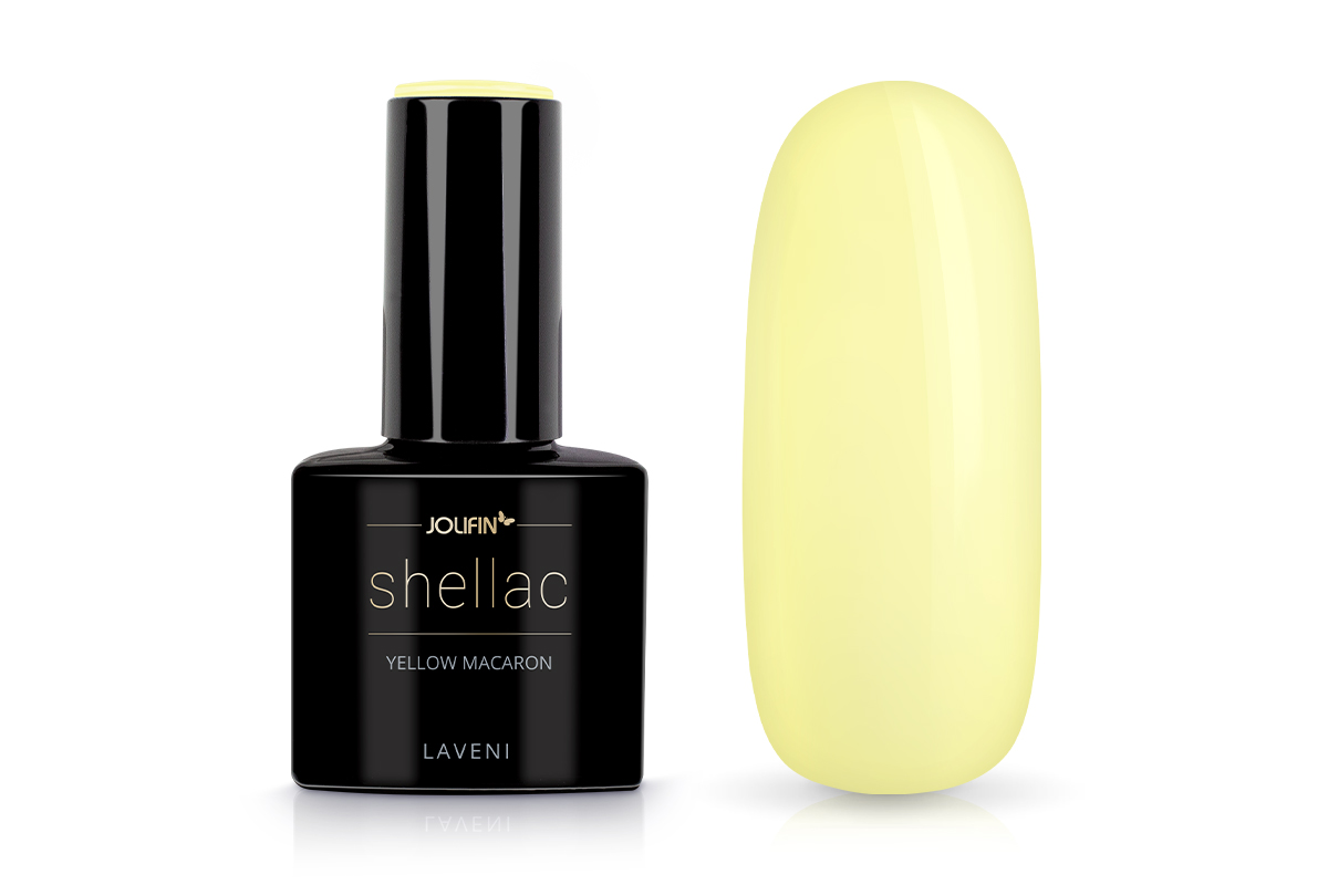 Jolifin LAVENI Shellac - yellow macaron 10ml
