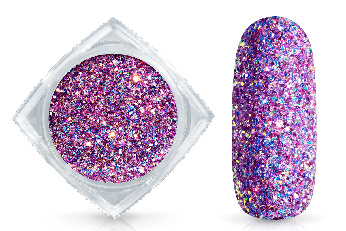 Jolifin Glitterpuder - hologramm lilac