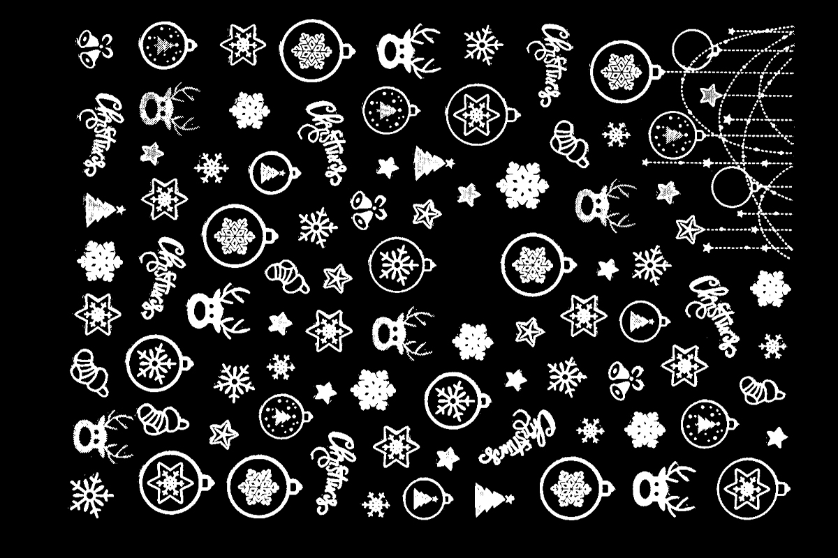 Jolifin Christmas Sticker - Nightshine No. 5