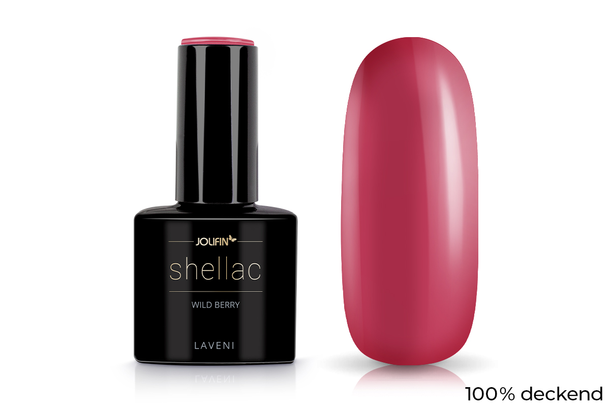 Jolifin LAVENI Shellac - wild berry 10ml