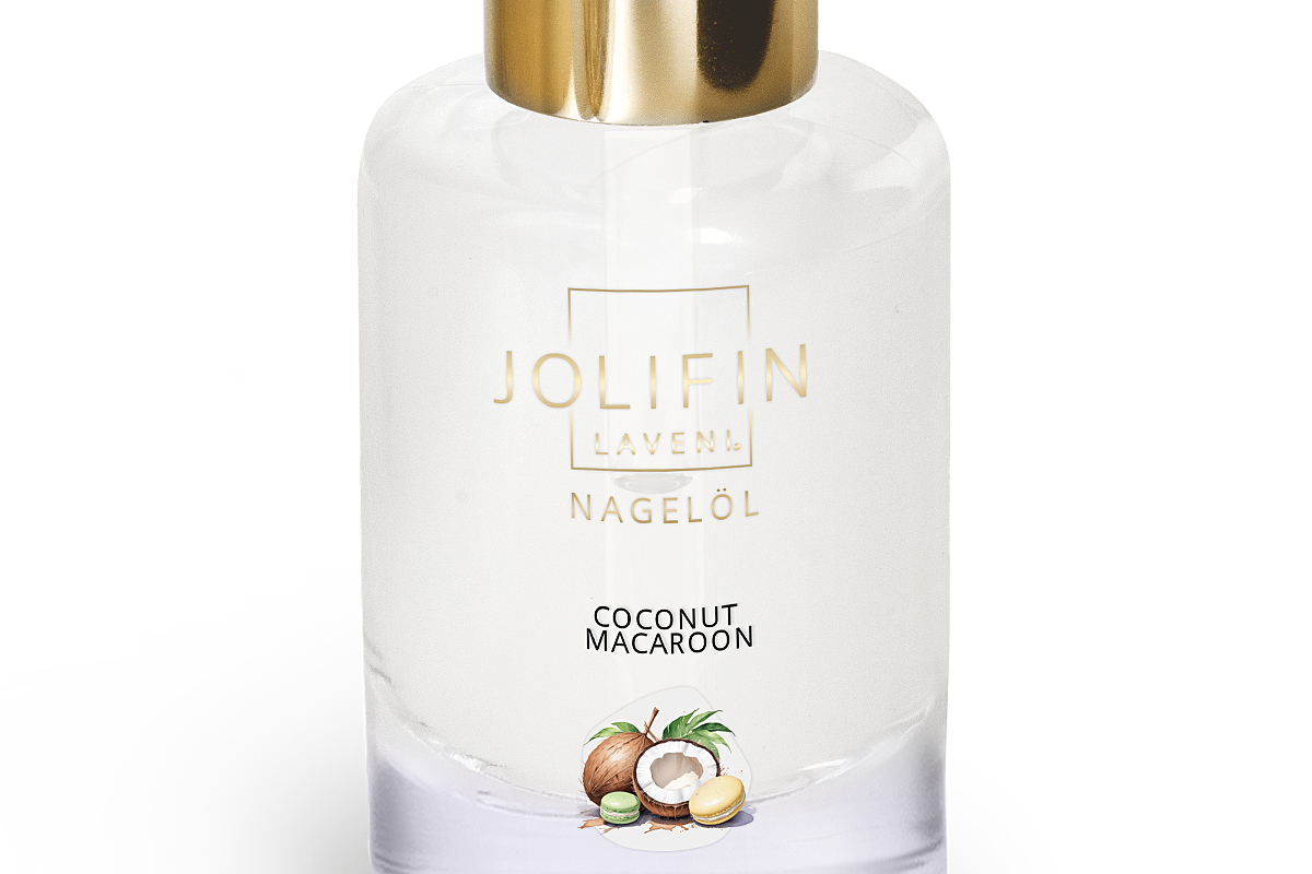 Jolifin LAVENI Nail Oil - coconut macaroon 10ml