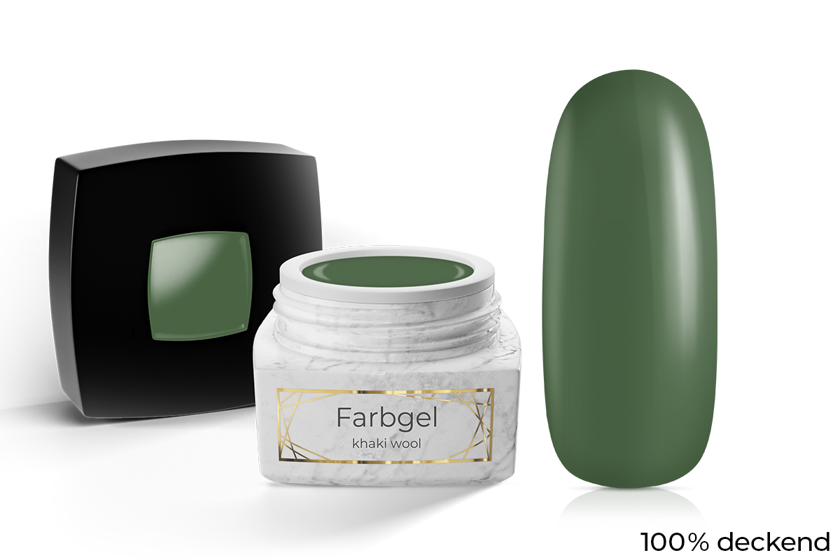 Jolifin LAVENI PRO Farbgel - khaki wool 5ml