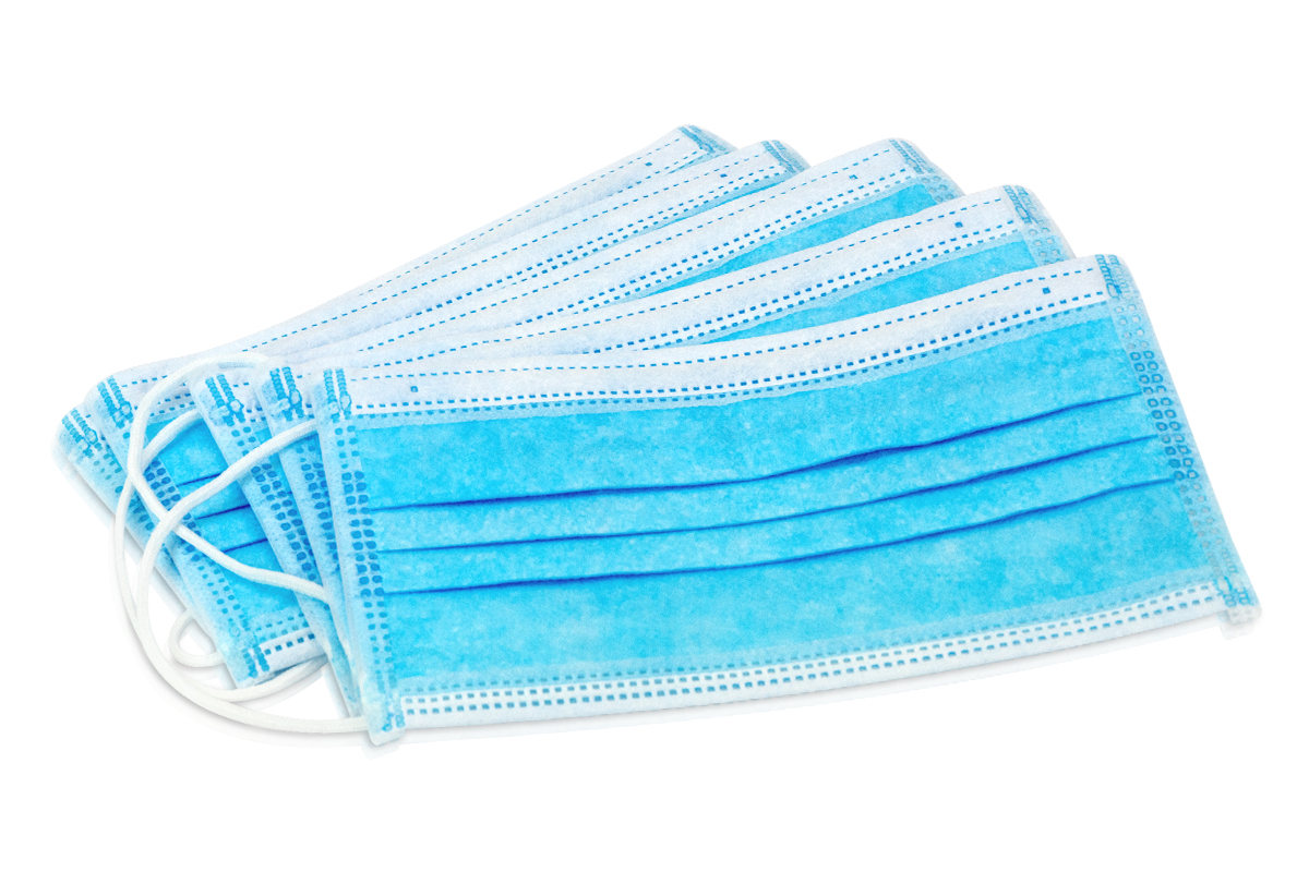 Face mask 10 pieces blue 
