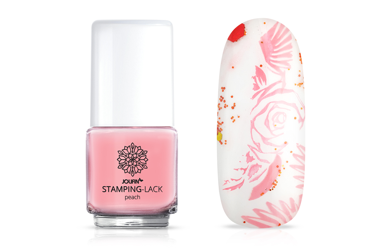 Jolifin Stamping-Lack - peach 12ml