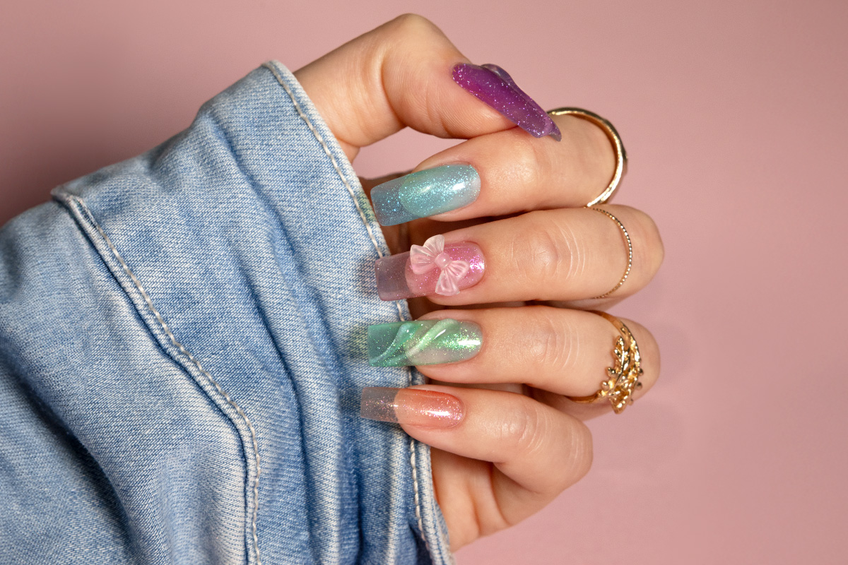 Jolifin LAVENI 3D Gel - silver 8ml