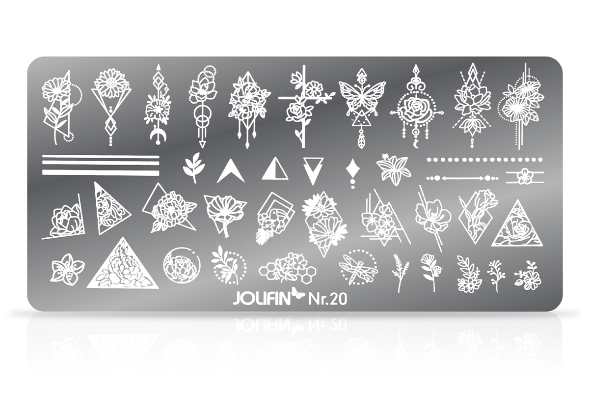 Jolifin Stamping-Schablone Nr. 20