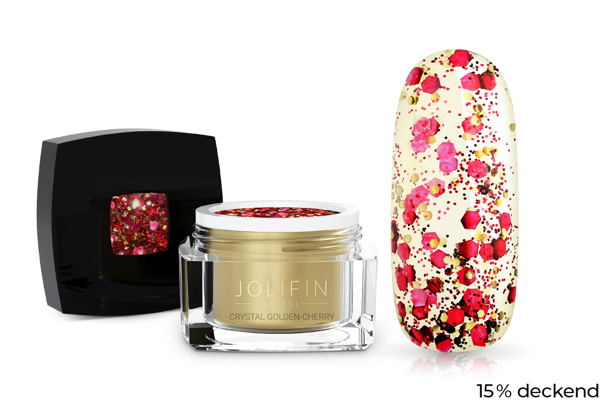 Jolifin LAVENI Colour Gel - crystal golden-cherry 5ml