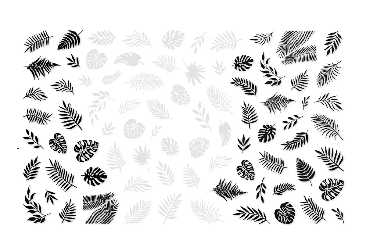 Jolifin LAVENI XL Sticker - black & white Nr. 2