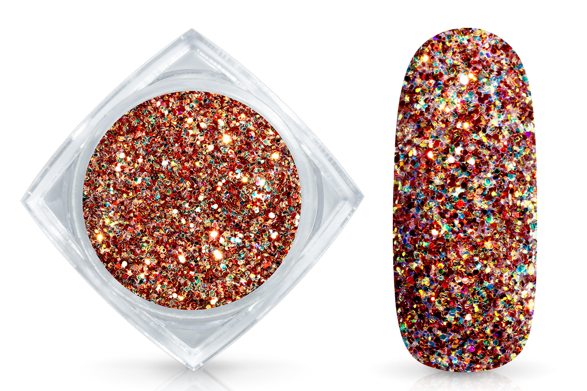 Jolifin Glitterpuder - hologramm red