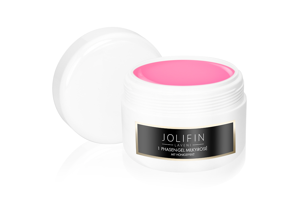 Jolifin LAVENI Refill - 1Phasen-Gel milky-rosé mit Honigeffekt 250ml