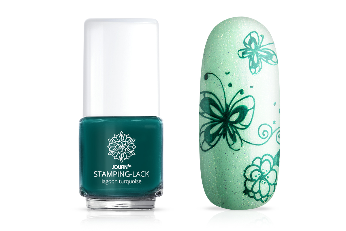 Jolifin Stamping-Lack lagoon turquoise 12ml