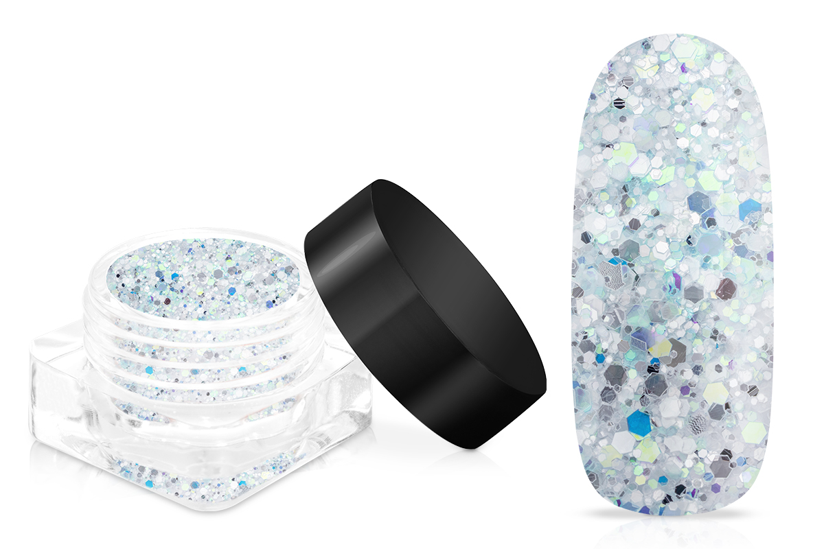 Jolifin LAVENI Crystal Glitter - frozen blue