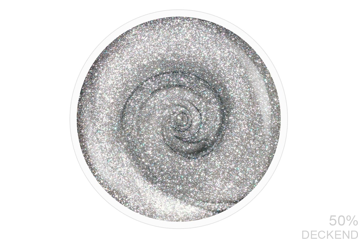 Jolifin LAVENI Shellac - Cat-Eye 9D silver & grey 10ml