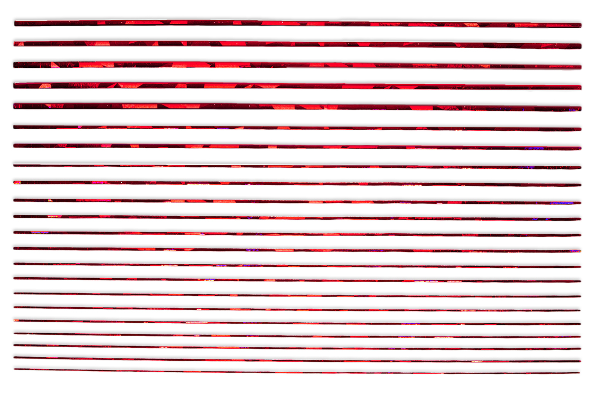Jolifin LAVENI XL Sticker - Stripes Hologramm red