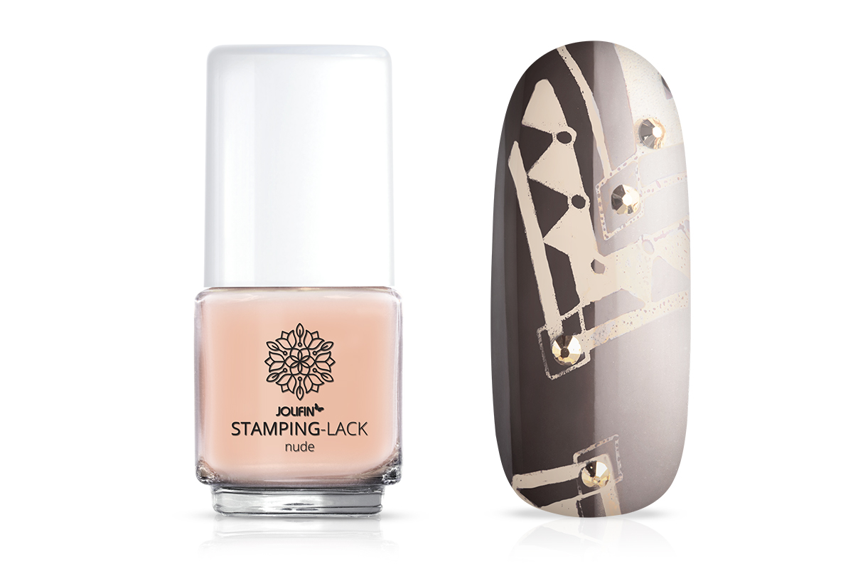 Jolifin Stamping-Lack - nude 12ml
