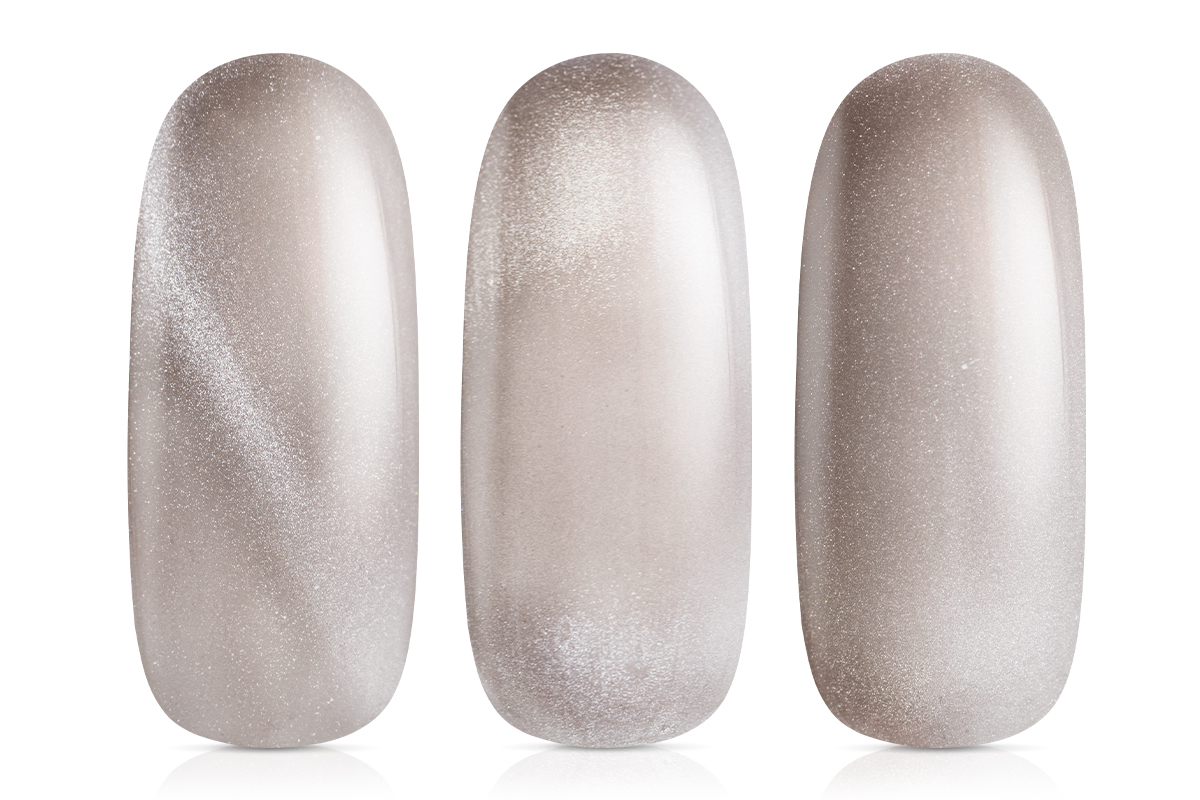 Jolifin LAVENI Shellac - Cat-Eye Satin Jelly Glas grey 10ml