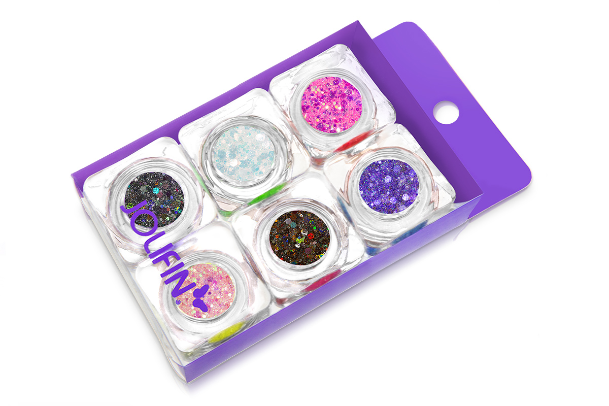 Jolifin Illusion Glitter Set V