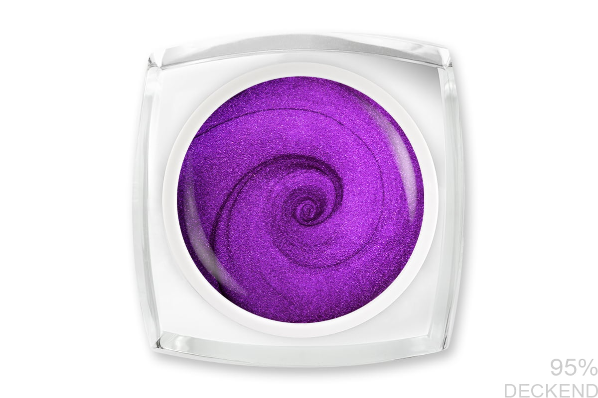 Jolifin LAVENI Farbgel - violet Glimmer 5ml