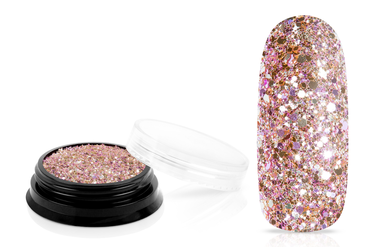 Jolifin LAVENI Luxury Glitter - elegance rose