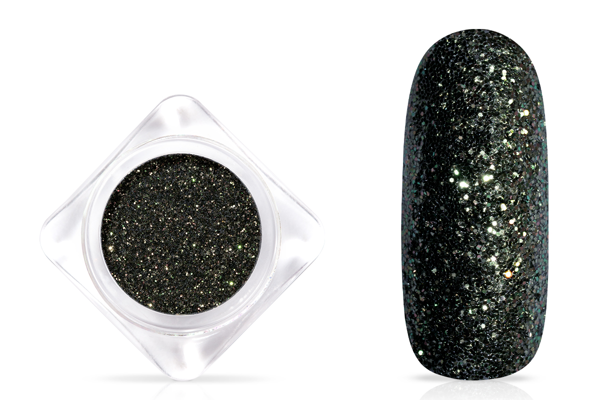 Jolifin Glitterpuder - elegance black