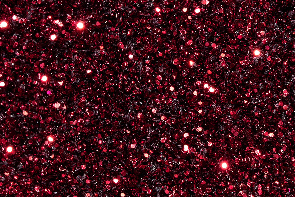 Jolifin Glitterpuder - black cherry