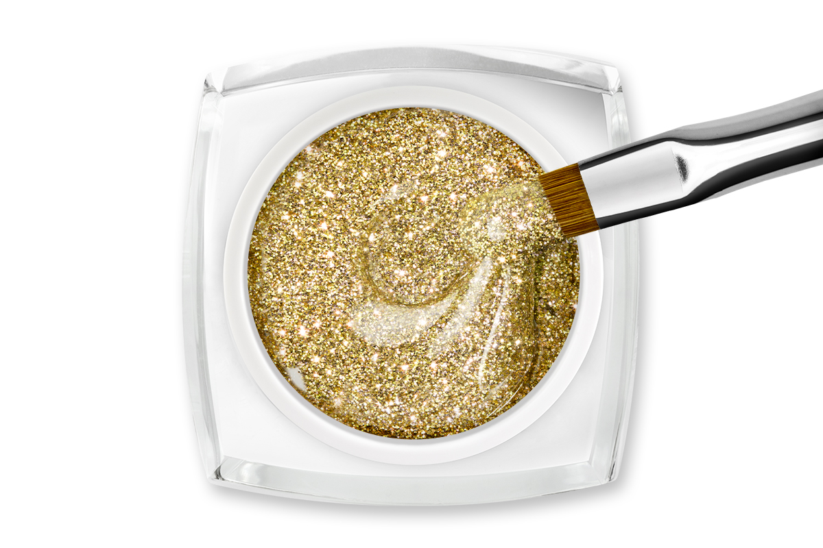 Jolifin LAVENI Colour Gel - goldy Glitter 5ml