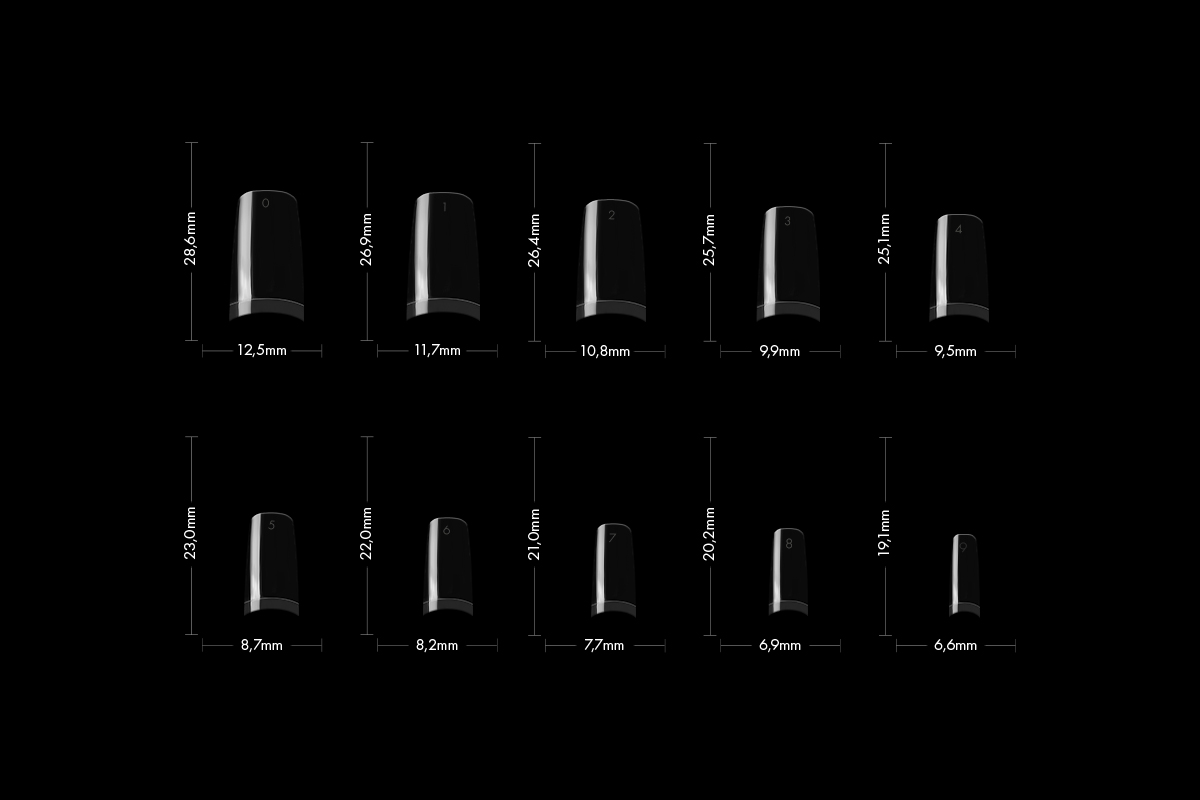 Jolifin 100 Tipbox Short Cut - classic clear