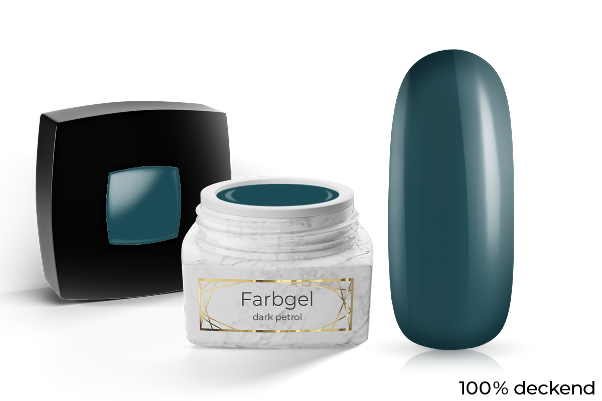 Jolifin LAVENI PRO Farbgel - dark petrol 5ml